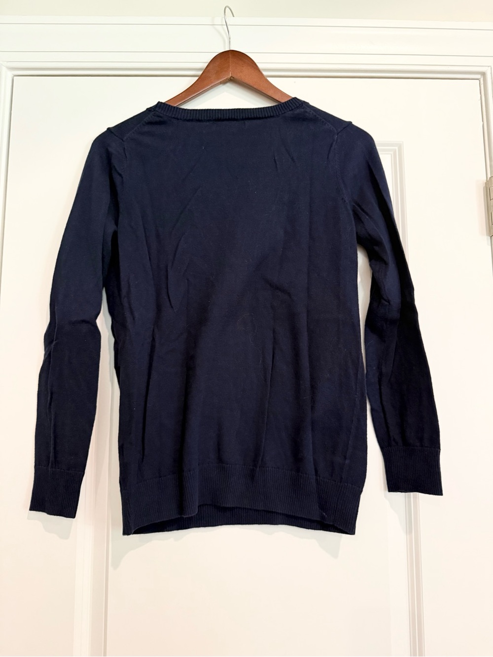 GAP Navy Crewneck Sweater with Coral Bike Graphic - Picture 2 of 2